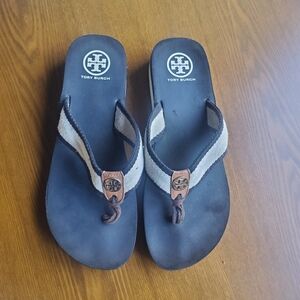 Tory Burch Frankie Wedge Flip Flops